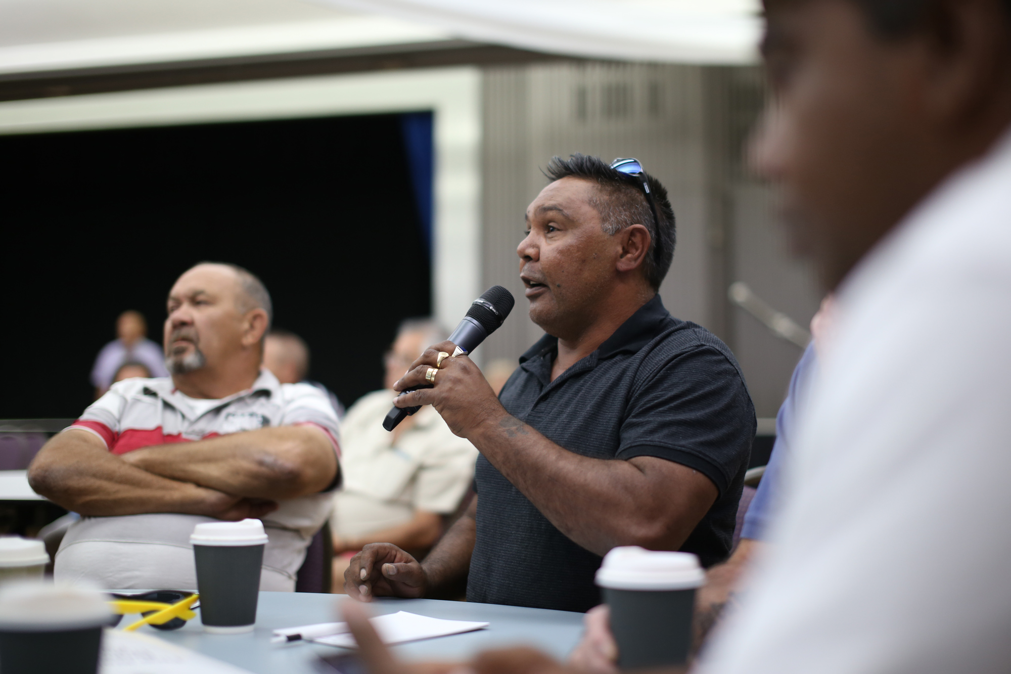 Man shares his view on constitutional recognition at the Dubbo regional dialogue